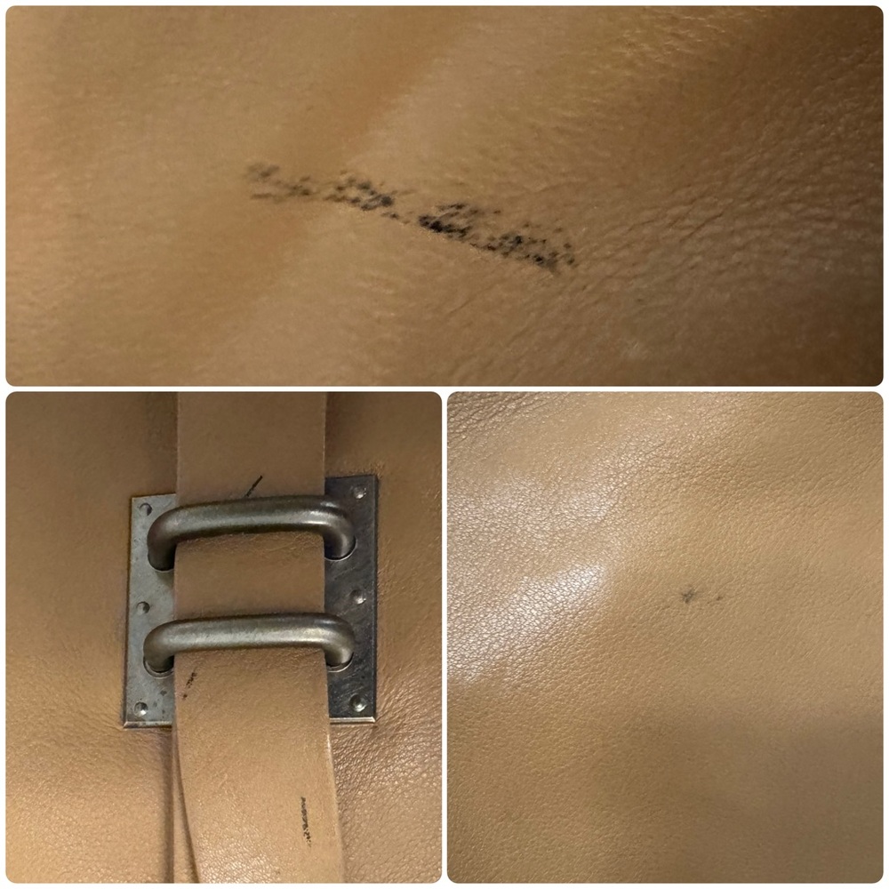 Vintage Marni Leather Butter Brown Roomy Shoulder bag made in Italy - Picture 9 of 11
